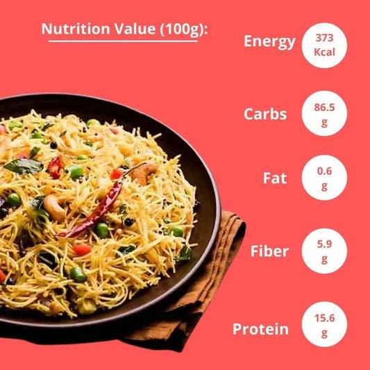 Healthy Master Millet Vermicelli (Seviyan), 190 g - Swadesiicart