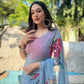 Vamsee Sneh-Khatali Grey Georgette Saree - Swadesiicart