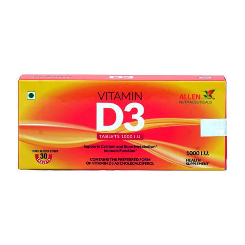 Allen Homeopathy Vitamin D3 Tablets | Swadesiicart