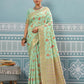 Shree Shyam Fashion Pista Silk Saree