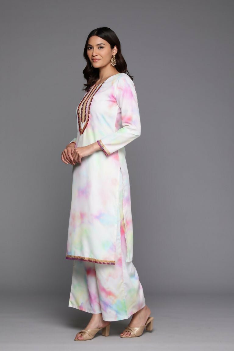 Ahalyaa Women's Traditional wear Kurta Set - Multi Color | Swadesiicart