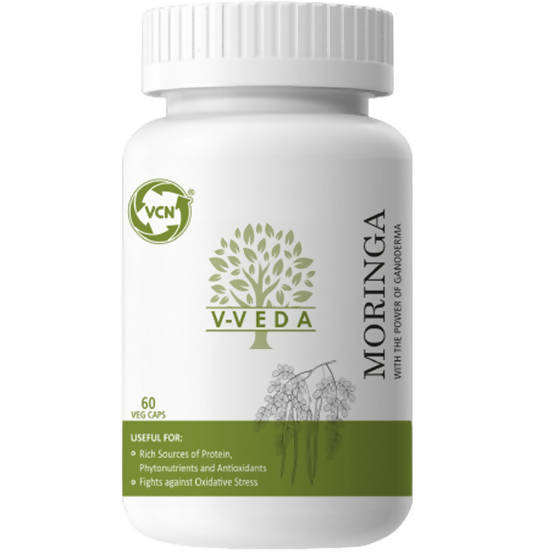 VCN V-Veda Moringa Capsules | Swadesiicart