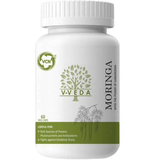 VCN V-Veda Moringa Capsules | Swadesiicart