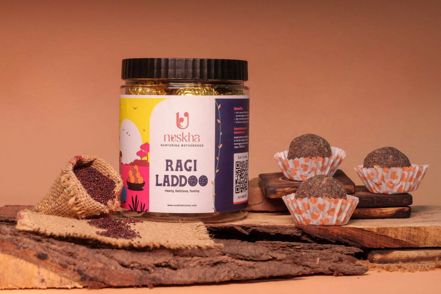 Nuskha Ragi Laddoo | Swadesiicart