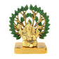 CraftVatika Metal Ganesha Idol Under Tree - Swadesiicart