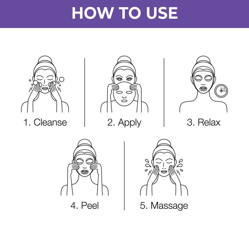 Nykaa Naturals Skin Secrets Exotic Indulgence Honey + Lavender Sheet Mask For Calm & Glowing Skin - Swadesiicart
