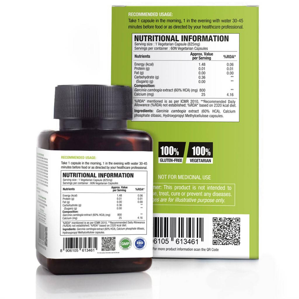 Wow Life Science Garcinia Capsules | Swadesiicart