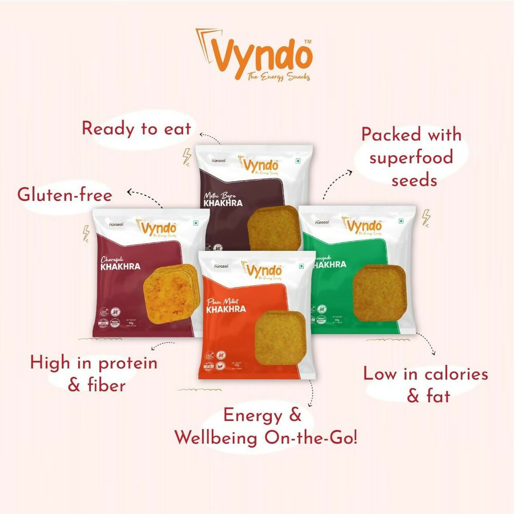 Vyndo Gluten Free Khakhra Combo - Swadesiicart