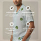 Celeste — Blue Embroidered Linen Shirt by Hilo Design