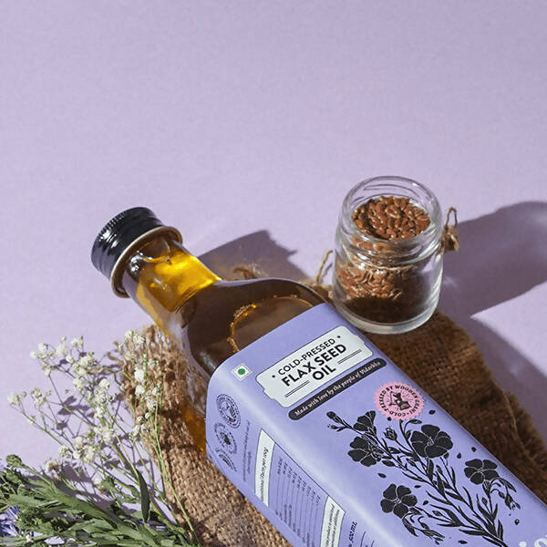 oRegion Cold Pressed Flaxseed Oil - Swadesiicart