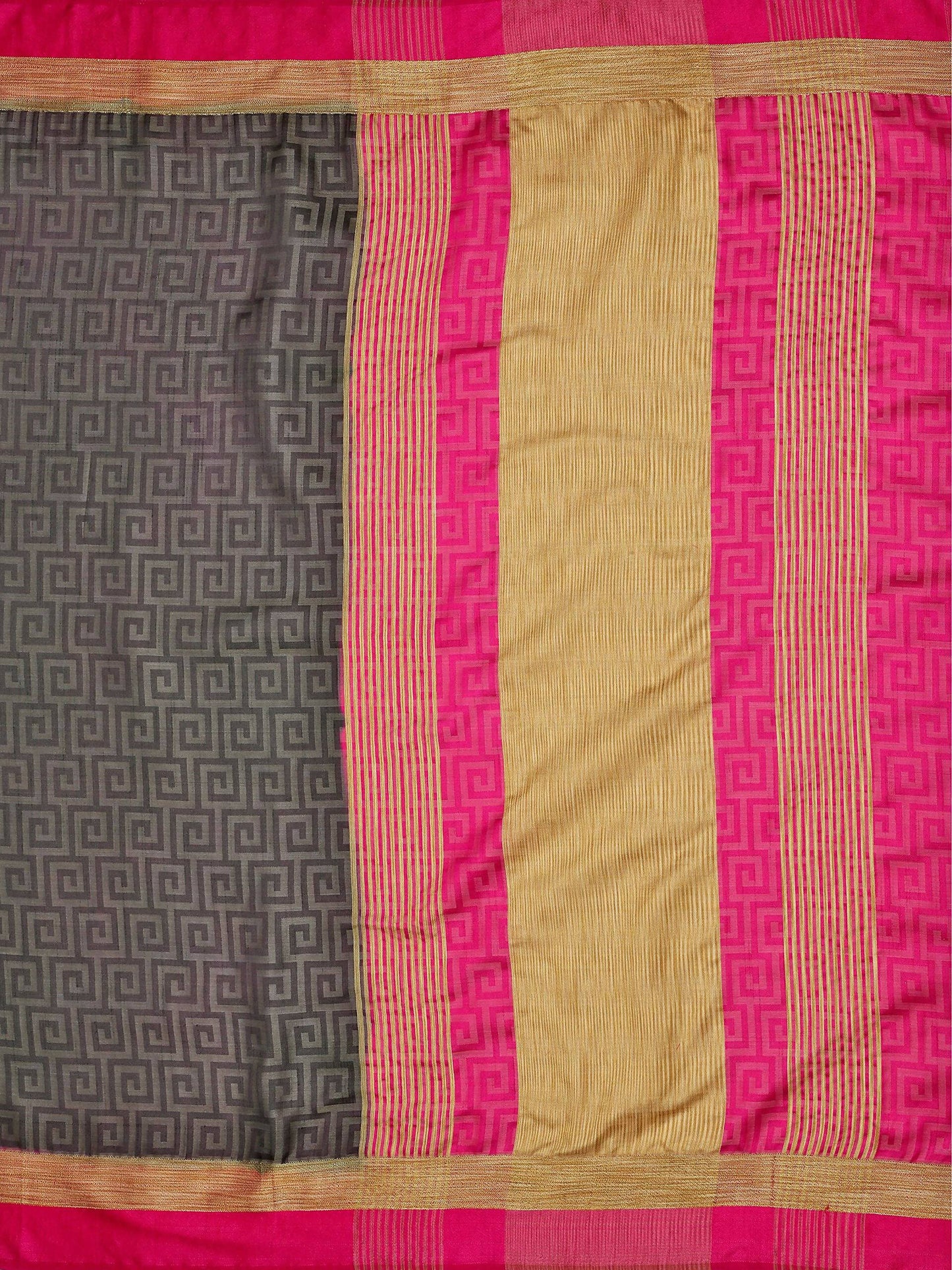 Mimosa Women's Banarasi Silk Black Saree | Swadesiicart