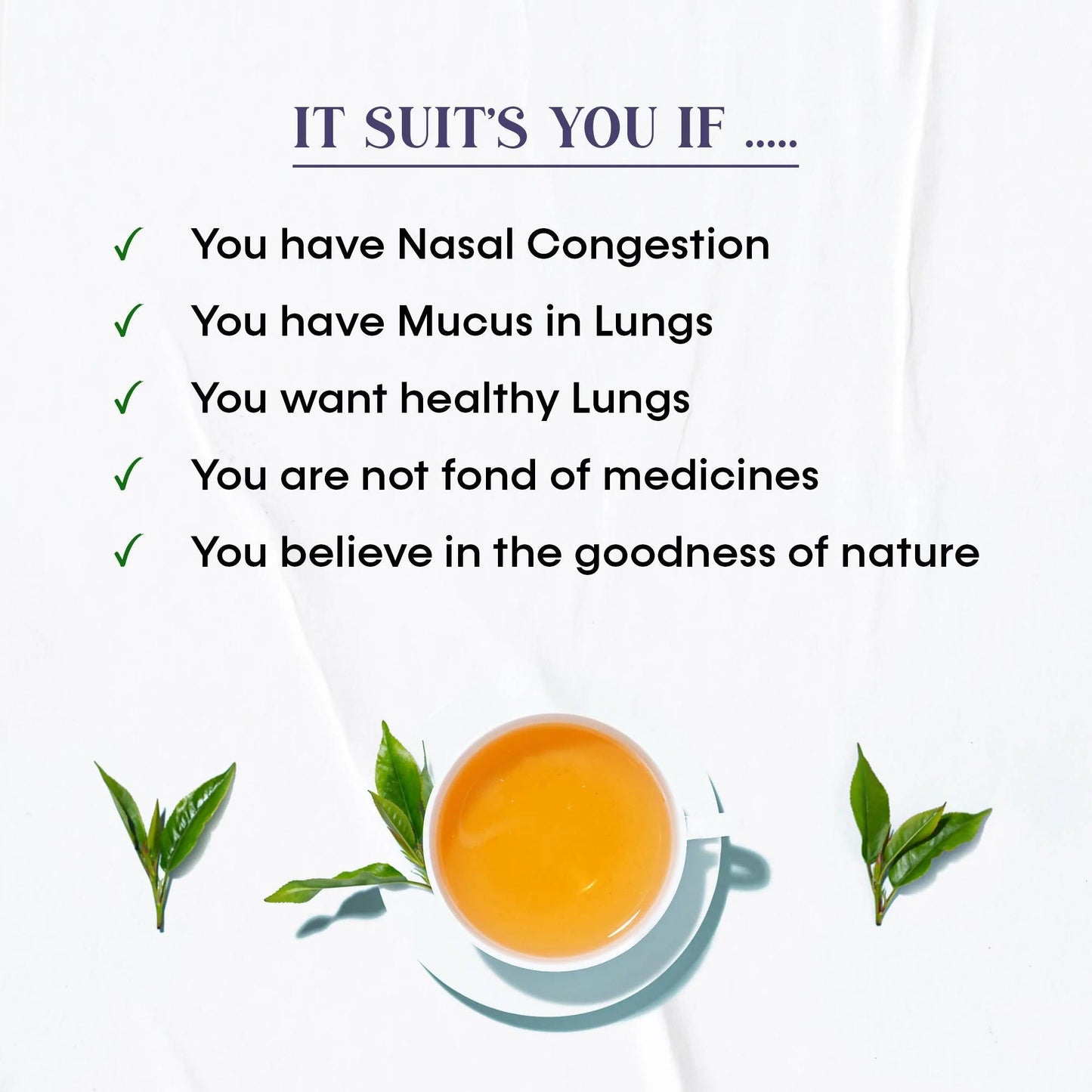 Oraah Lungs Cleanse Tea - Swadesiicart