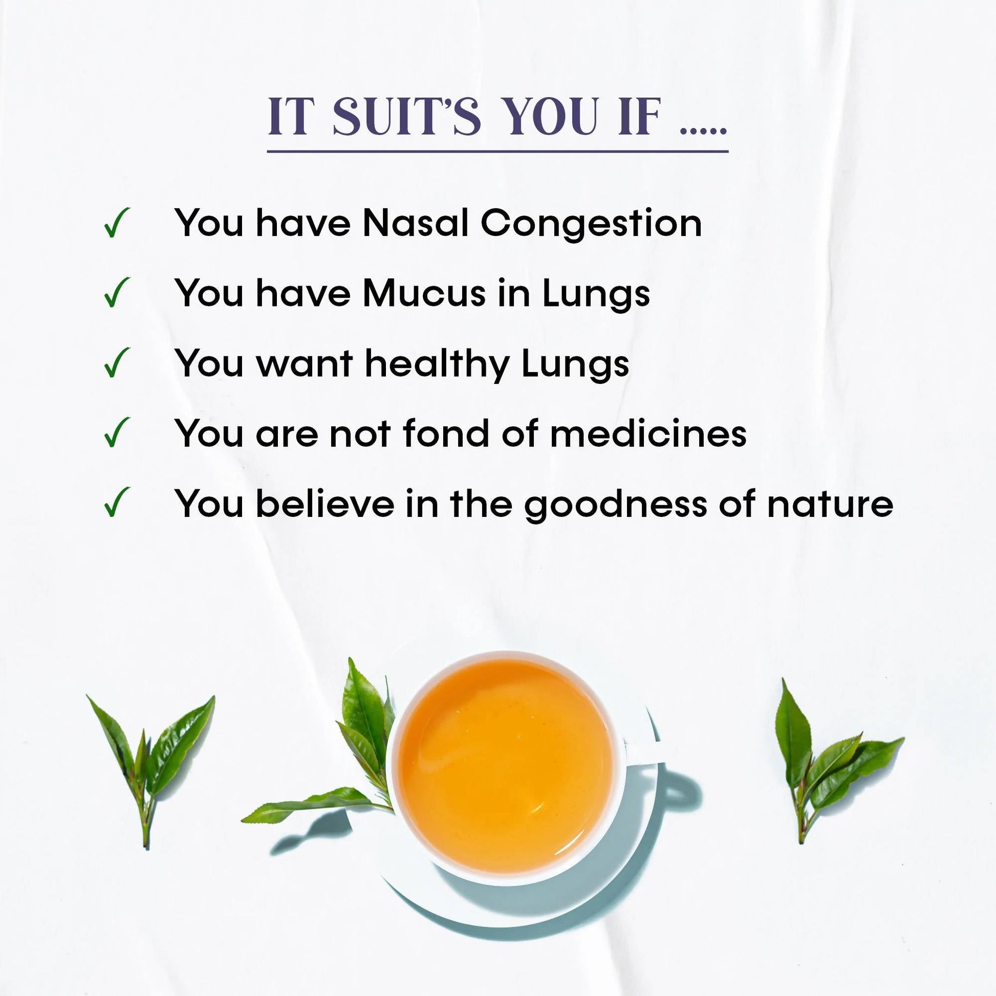Oraah Lungs Cleanse Tea - Swadesiicart