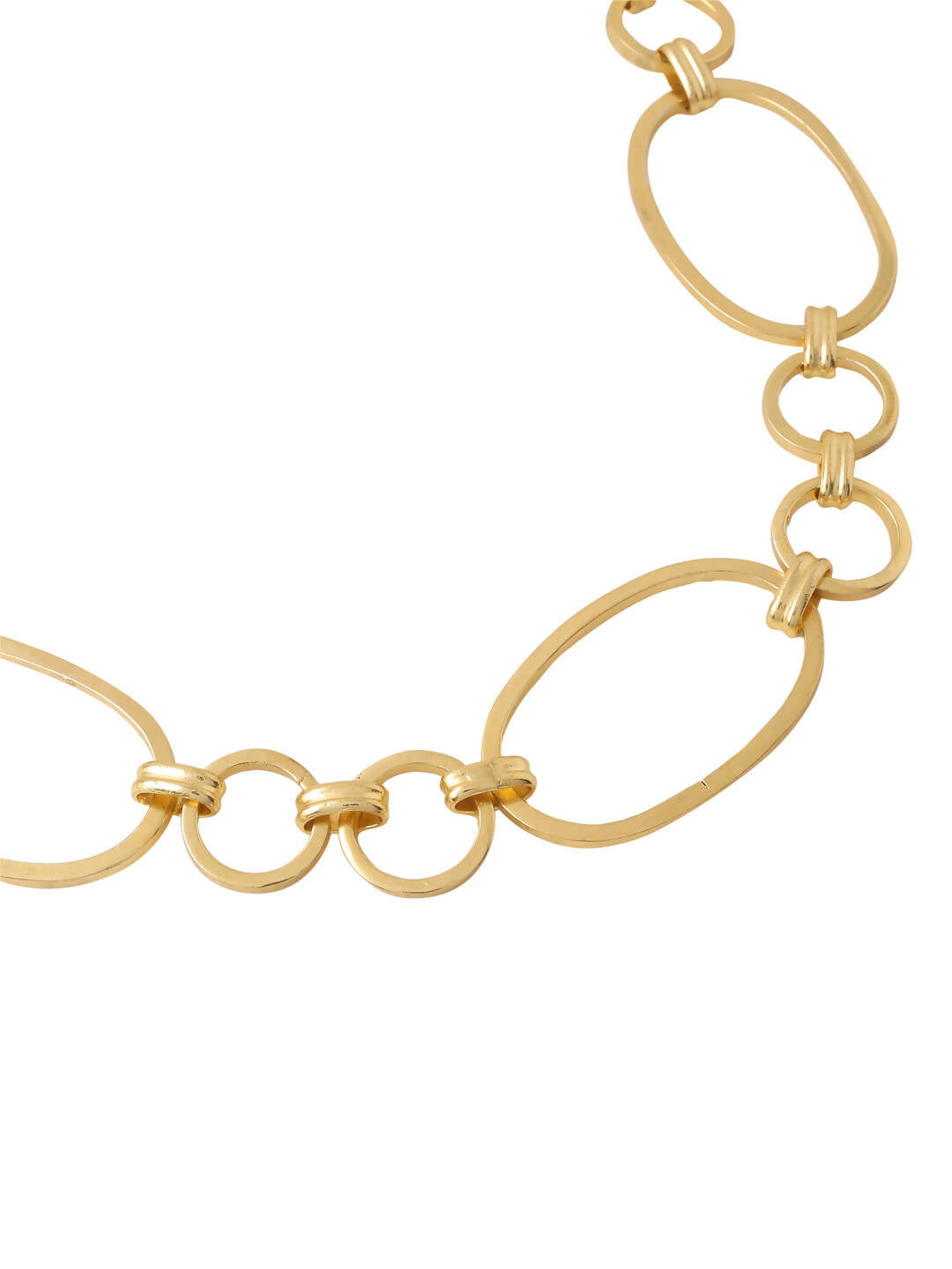NVR Women Gold-Polished Statement Necklace | Swadesiicart