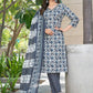 BulBul Fashionista Navy Cotton Kurta Set with Dupatta - Swadesiicart
