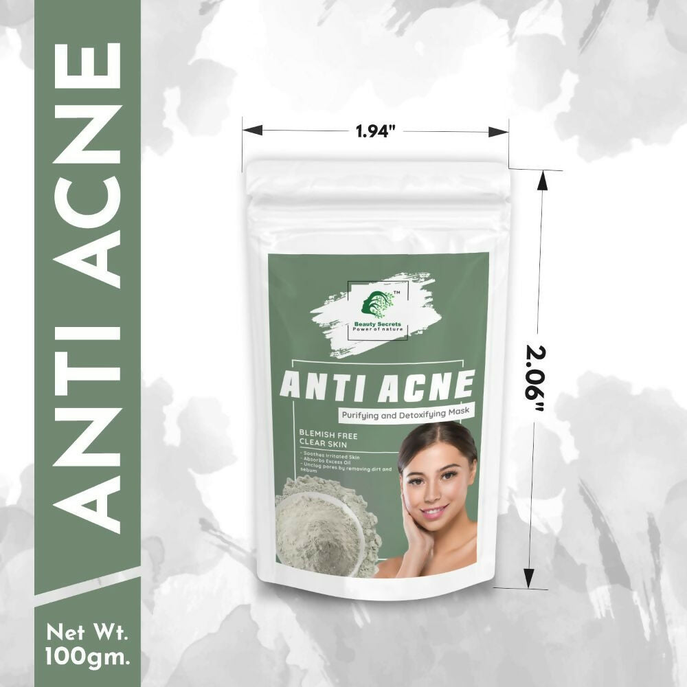 Beauty Secrets Anti Acne Face Mask - Swadesiicart