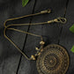 Mominos Fashion Johar Kamal Oxidised Gold-Polished Long Chain with Pendant For Women | Swadesiicart