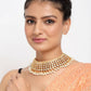 Kundan Pearl Choker - Ruby Raang | Swadesiicart
