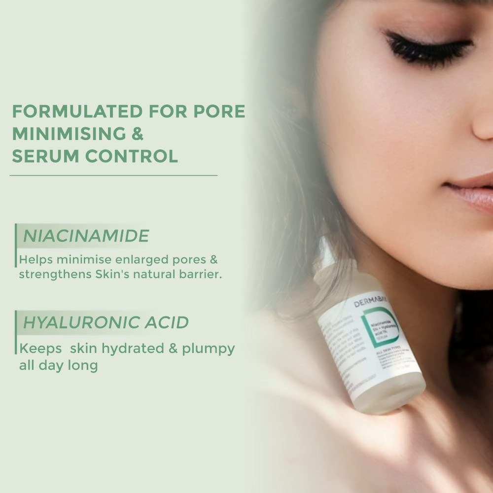 Dermabay Niacinamide 5%+ Hyaluronic acid 1% Serum | Swadesiicart