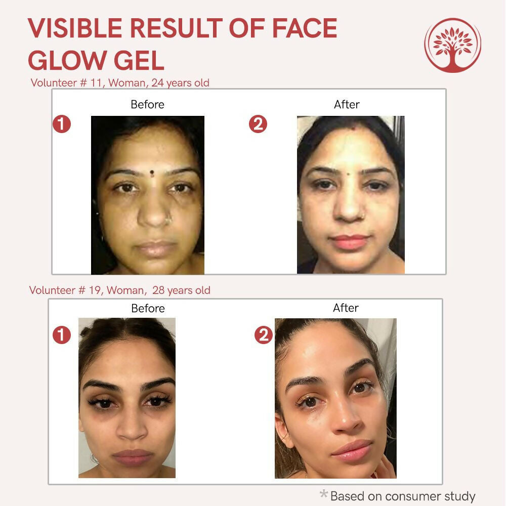 Ivory Natural Face Glow Gel For Instant Glow And Timeless Radiance, Achieve Glowing And Shiny Face | Swadesiicart
