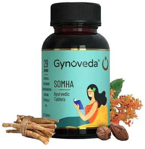 Gynoveda Somha Ayurvedic Tablets | Swadesiicart