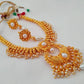 White Kemp Necklace With Earrings