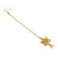 Ruby Raang Gold Flower Kundan Maang Tikka | Swadesiicart