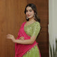 Jyoti Fashion Women's Green Faux Georgette Sequins with Thread Embroidered Designer Lehenga Choli Set | Swadesiicart