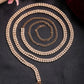 NVR Women's Rose Gold-Polished AD-Studded Double Layered Kamarbandh Waist Chain | Swadesiicart