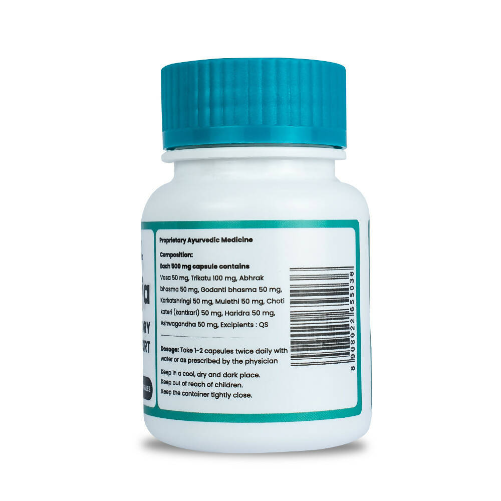 myUpchar Ayurveda Kaphaja Respiratory Support Capsules - Swadesiicart