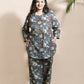 Breathables Blue Kalamkari Kurta & Pant Cotton Co-Ord Set