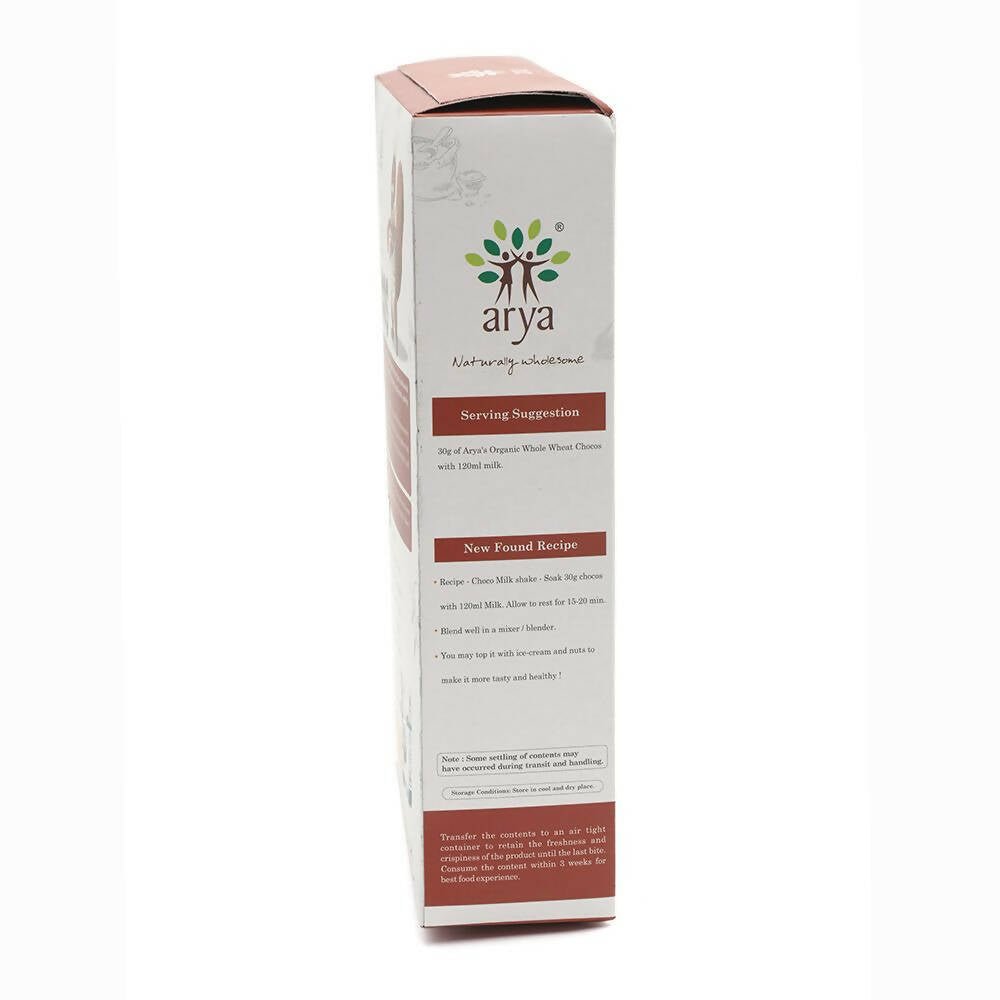 Arya Farm Organic Whole Wheat Chocos - Swadesiicart