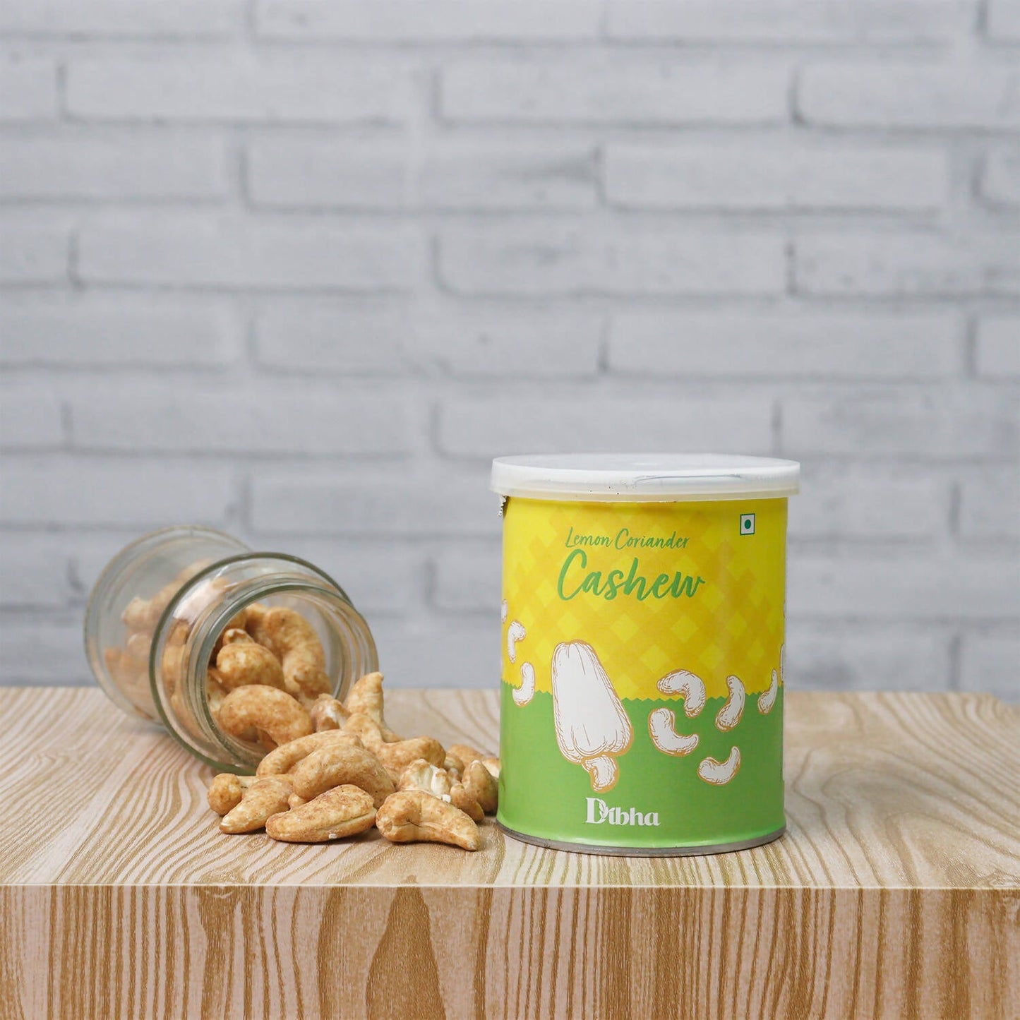 Dibha - Honest Snacking Lemon Coriander Cashew - Swadesiicart
