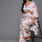 Ahalyaa Women's Traditional Wear Co-ords - Beige - Swadesiicart