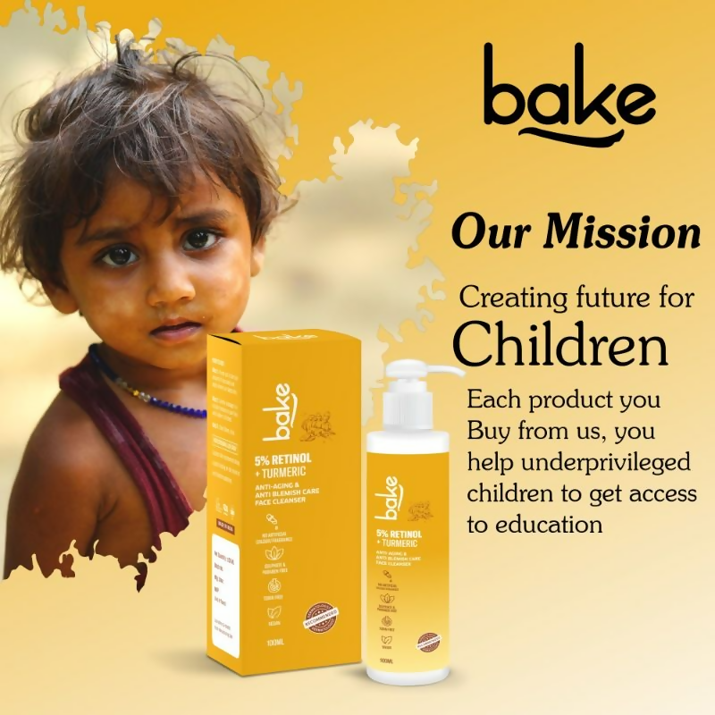 Bake 5% Retinol Face Cleanser | Swadesiicart
