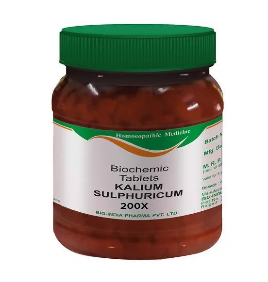 Bio India Homeopathy Kalium Sulphuricum Biochemic Tablets | Swadesiicart