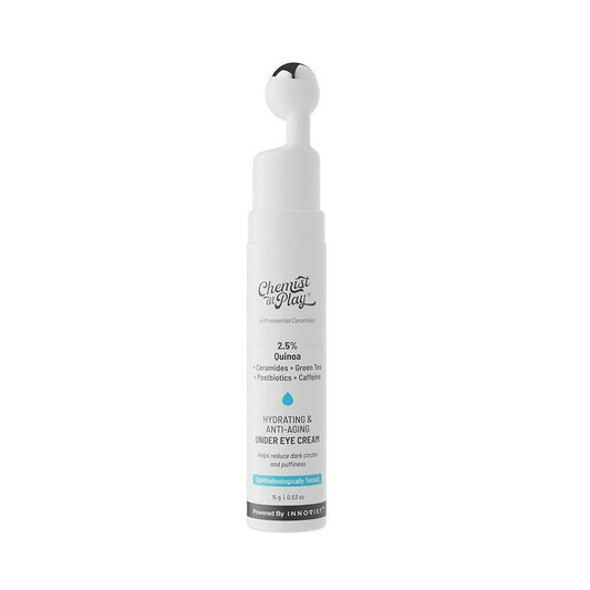 Chemist At Play Hydrating & Anti-Aging Under Eye Cream For Dark Circles Removal & Wrinkles - Swadesiicart
