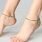Mominos Fashion Kamal Johar Oxidised Light Weight Silver Anklets | Swadesiicart