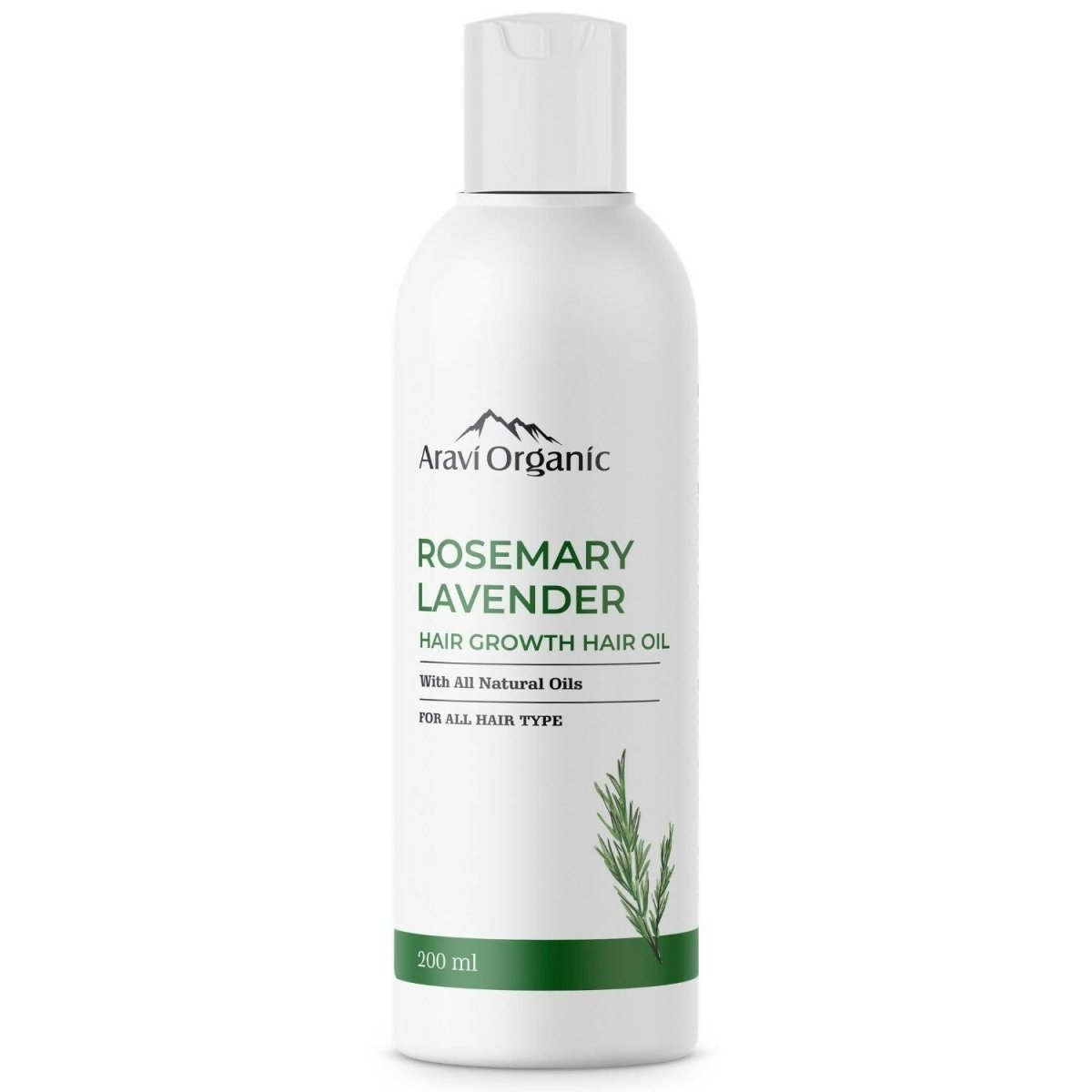 Aravi Organic Rosemary Lavender Hair Growth Hair Oil | Swadesiicart