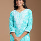 Ode by House of Pataudi Women Ethnic Motifs Embroidered Chikankari Kurta | Swadesiicart