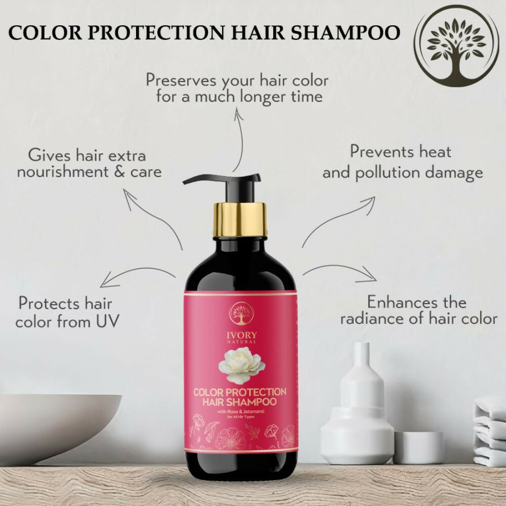 Ivory Natural Color Protection Hair Shampoo - Natural Solution For Coloured Hair | Swadesiicart