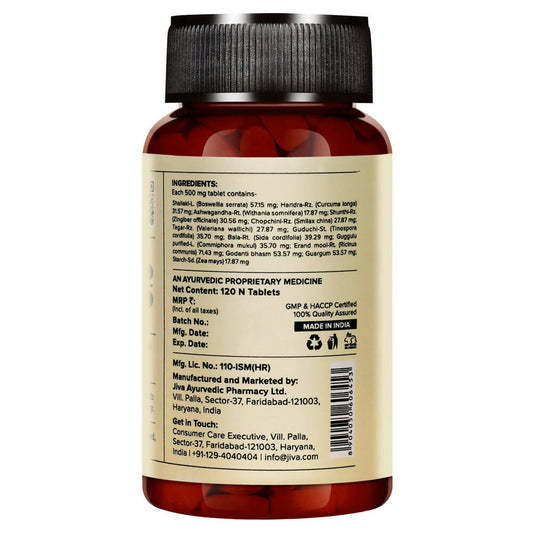 Jiva Ayurveda Pain Calm Tablets - Swadesiicart