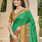 Shree Shyam Fashion Pochampalli Silk Brown Saree