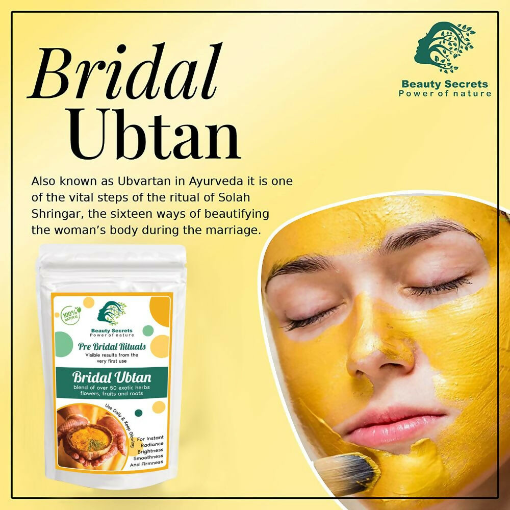 Beauty Secrets Ayurvedic Bridal Ubtan Powder - Swadesiicart