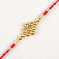 Kundan Rakhi With Dry Fruits & Besan Laddoos | Swadesiicart