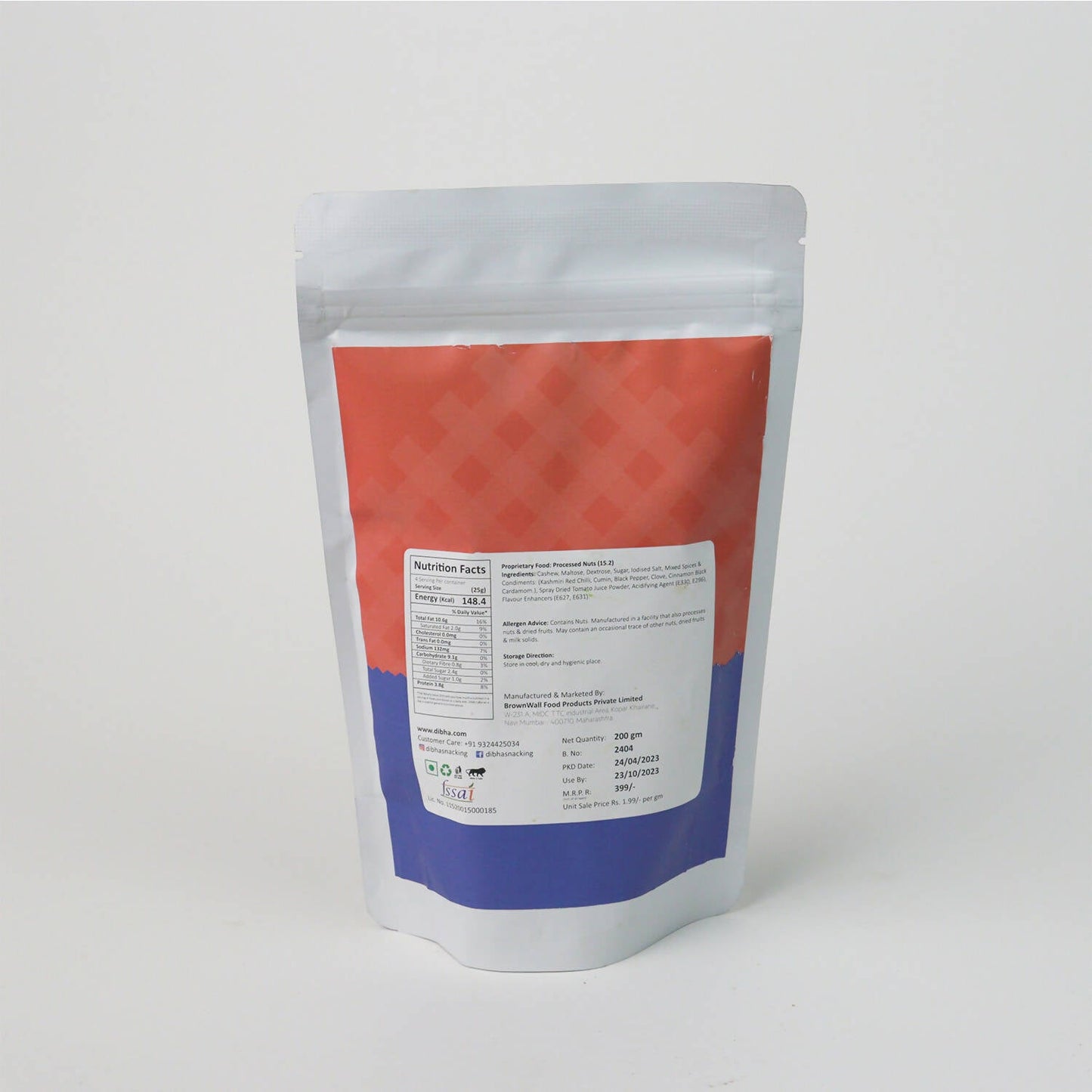 Dibha - Honest Snacking Tangy Tomato Cashew - Swadesiicart