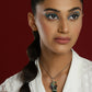 Women's Silver-Plated Necklace - Ruby Raang | Swadesiicart