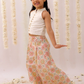Lil Drama Mishti Off White Top and Pant Set For Girls | Swadesiicart