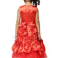 Asmaani Kids Party Wear Stylish Dresses, Perfect for Parties, Functions & Vacations - Red