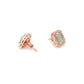 stone stud (mint green ) - Ruby Raang - Ruby Raang Studio